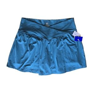 NWT~ JoyLab sz XL Teal Colonial Blue High rise crossover Skort Tennis Pickleball